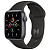 Apple Watch SE GPS, 40mm Space Gray Aluminium Case with Black Sport Band - Regular